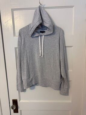 J. Crew Light Gray Pullover Hoodie